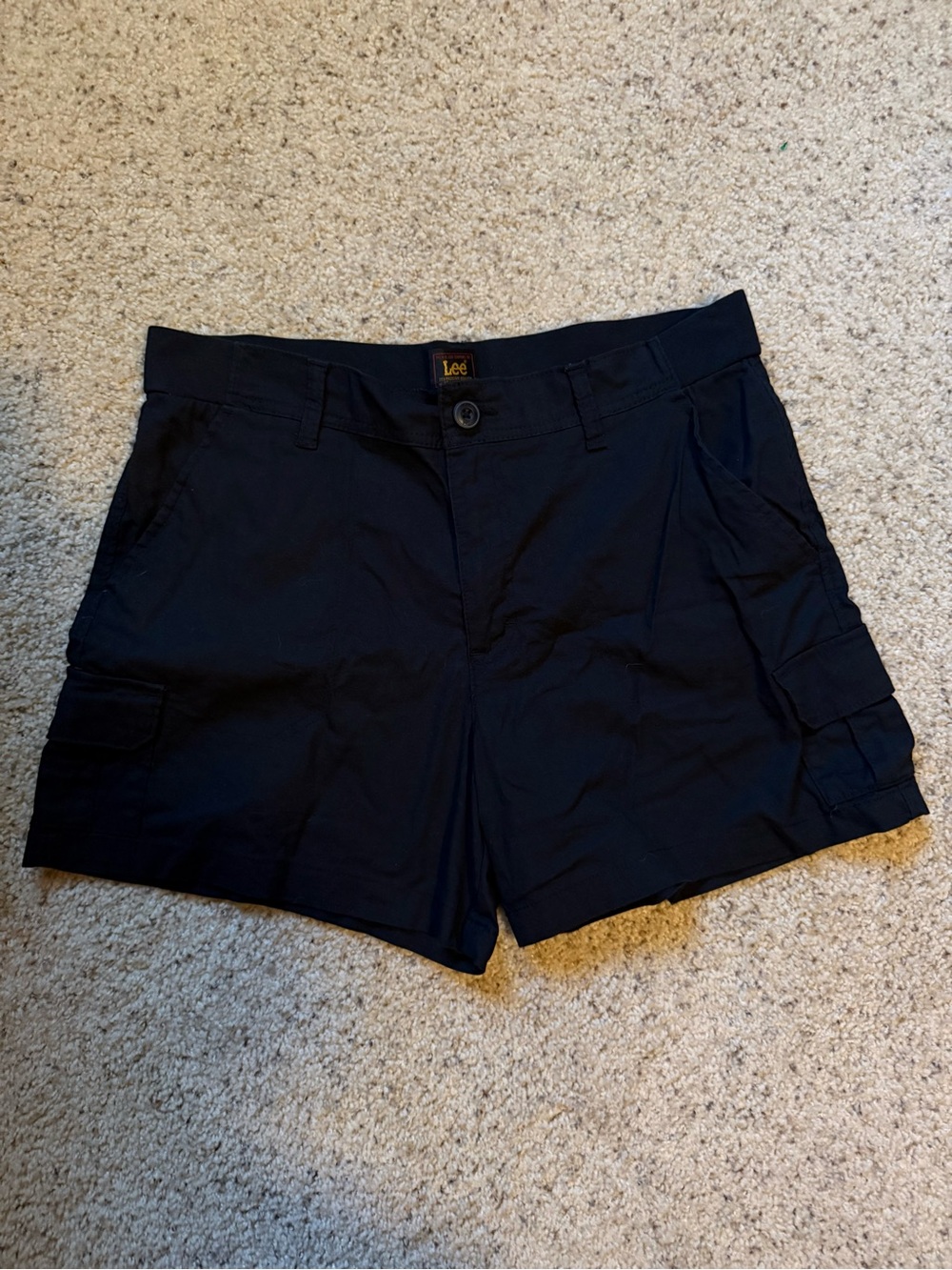 Lee Black Utility Cargo Shorts